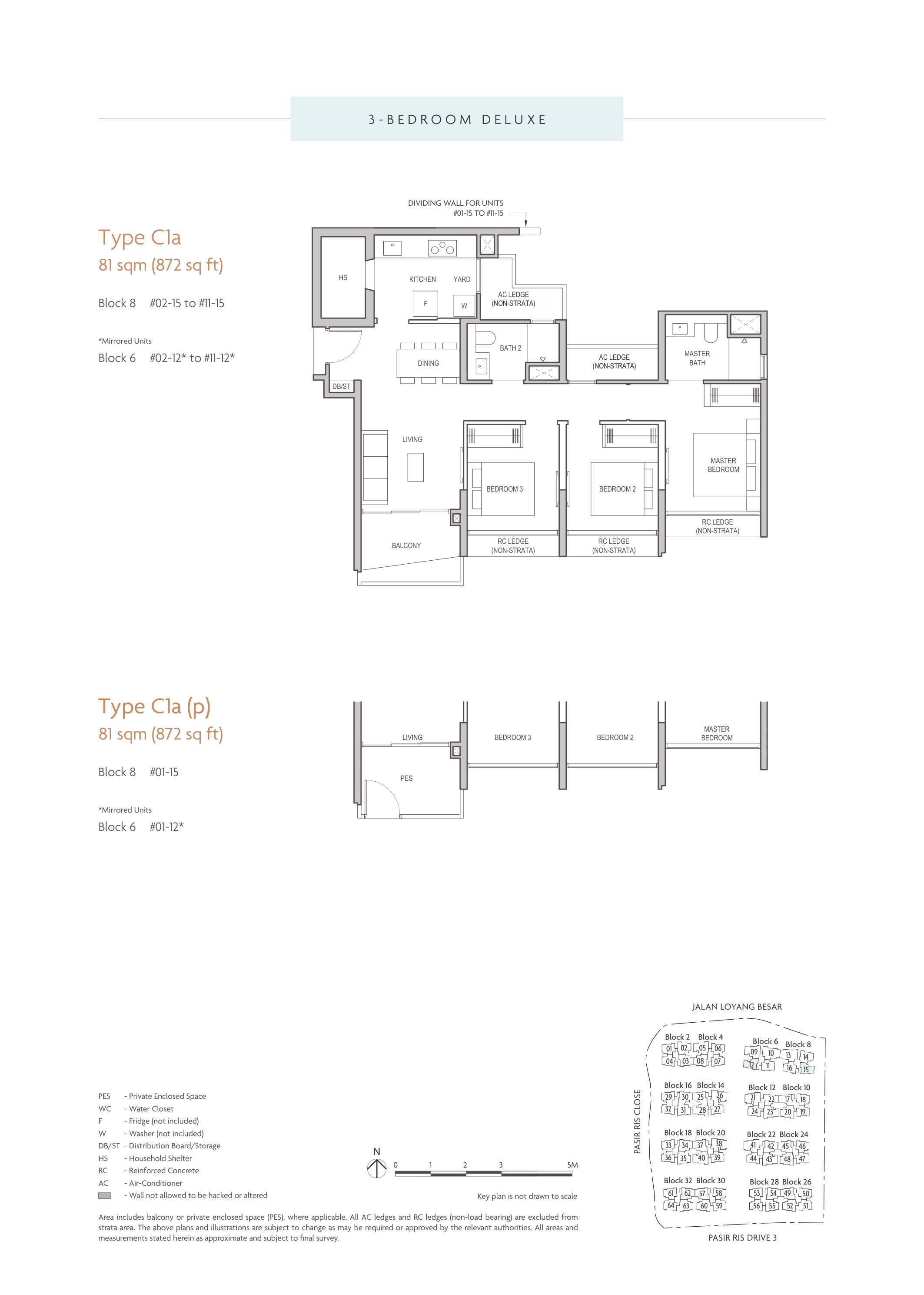 3-Bedroom Deluxe Floor Plan