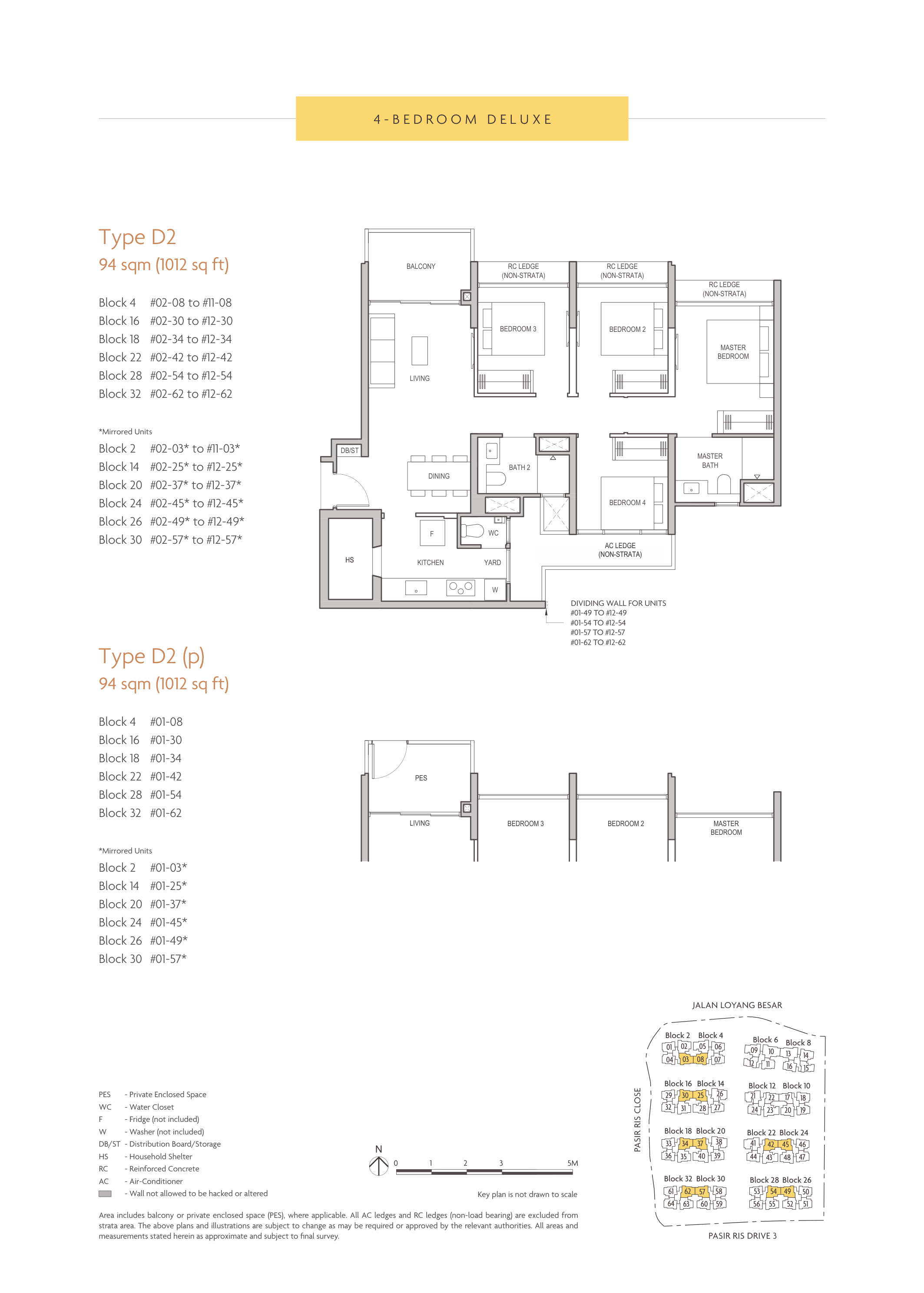 4-Bedroom Deluxe Floor Plan