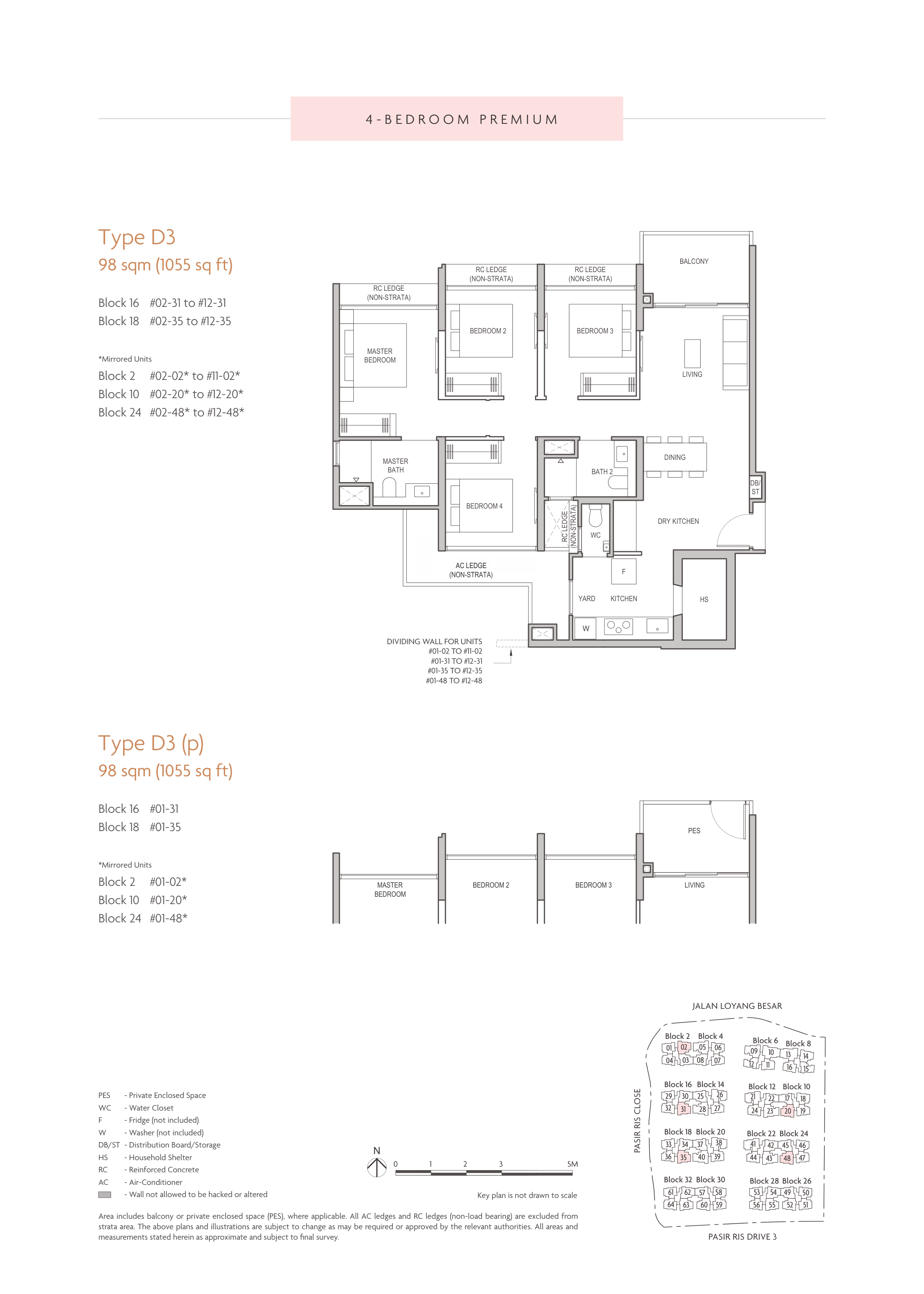 4-Bedroom Premium Floor Plan